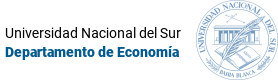 Logo Departamento de Economía - UNS